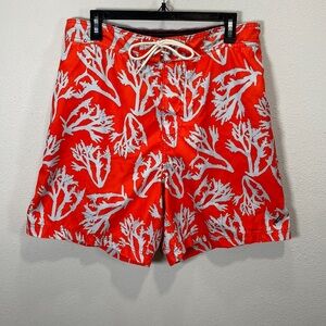 Nautica swim shorts coral print‎